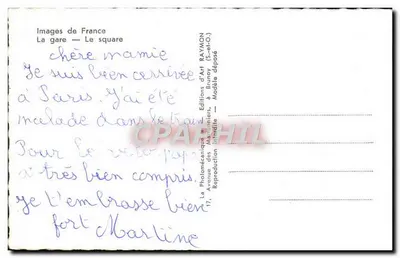 La Garenne-Colombes — Stazione e piazza — Immagini di Francia — Verso