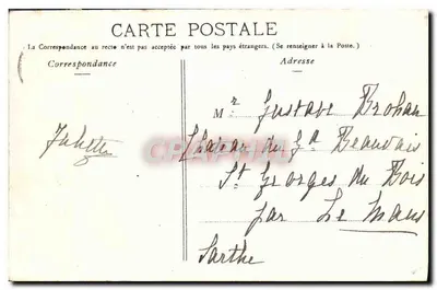 Granville - Ilhas Chaussey - A Cidade — Léon Dubois, fot.-edit., Granville — Verso