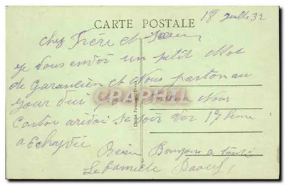 Garancières (S.-et-O.) - Przecinek przy kaplicy — Wydawnictwo Poulain, w Garancières — Rewers