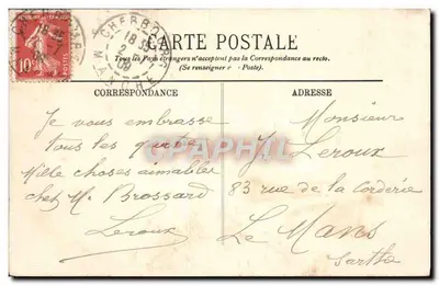 Granville — Effetto di onde sul Plat-Gousset — LL — Verso
