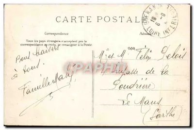 Guerande — Castelo de Bissin — Coleção F. Château, Nantes — Verso