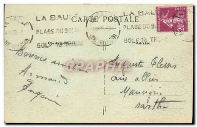 Guérande (Loire-Inf.) — Les Remparts et le Bas Mall — éditeur : Guérande, n° 58 — Verso