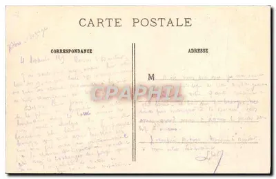 Os restos da Igreja de GIVENCHY (P.-de-C.) — Detalhes da destruição — IMP. BAUDINIÈRE, NANTERRE — Verso