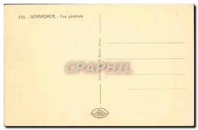 Gérardmer — Ogólny widok — V. Reeder, n° 535 — Rewers