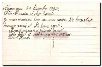 Młody mężczyzna w stroju — trzymający różę — SAPI Paris 1230 — Rewers