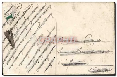 Jovem mulher com pomba — Boa Ano — Fauvillès, n° 149 — Verso