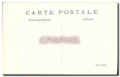 Ypres — Widok Hal zniszczonych po bombardowaniu — A.R. Paris, n°77 — Rewers