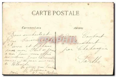 Dziecko z ptakami — 1 stycznia — D.J.C. TRIOMPHE, n°206 — Rewers