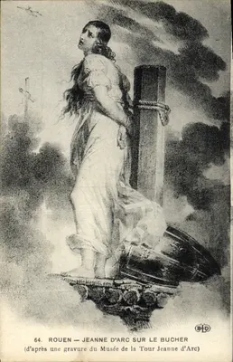 Rouen — Jeanne d'Arc sur le bûcher — B.P.D.