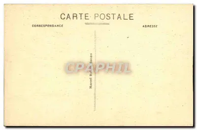 Rouen — Place du Vieux Marché, plaque marquant l'emplacement du bûcher de Jeanne d'Arc — éditeur non identifié, n° de série 655 — Verso