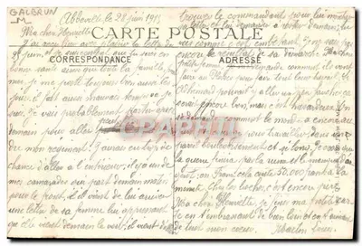Abbeville (Somme) — Sala do Hôtel-Dieu durante a guerra 1914-1915 — Huret, edit. n°56 — Verso