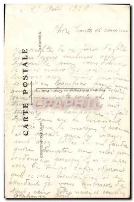Saída Norte de SUIPPES — vista da estrada e dos edifícios — editor desconhecido, n° 154 — Verso