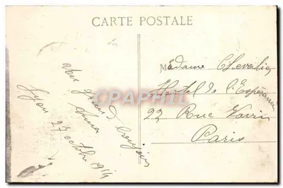 Lione - Canoni da 77" culottati ai Tedeschi e esposti Piazza Bellecour — Guerra 1914 — Verso