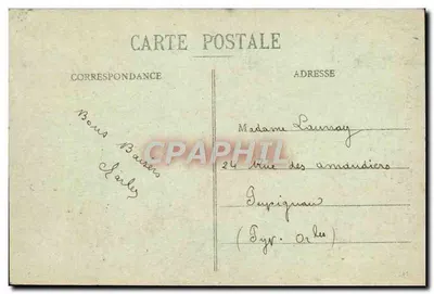 Tours (Indre-et-Loire) - Katedra — Zakończona w IV w., w obecnej formie od 1170 do 1547, Wys. 70m. A.B. — Rewers