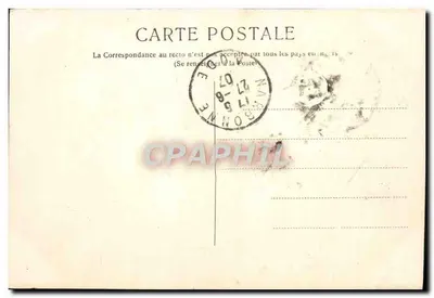 Trollières, edição Marbonne — Catedral gótica em ruínas — editor Marbonne, número de série não visível — Verso