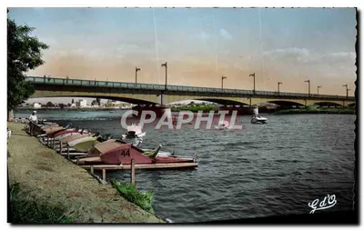Canotage et Pédalos sur l'Atlier — Pont de Bellerive — Édition G. d'O. (P. de D.)