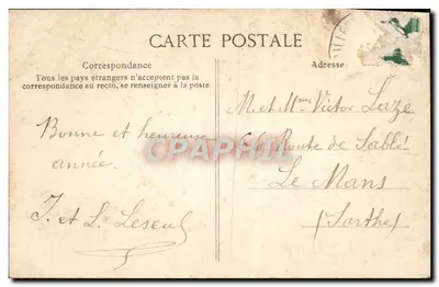 Versailles — Hôtel-de-Ville — wydawca nieznany, nr 10 — Rewers