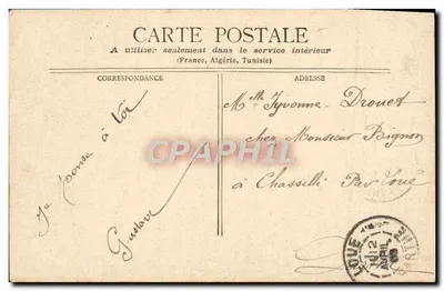 Orléans - LA CATTEDRALE (SS. CROCE) — vista della facciata gotica — editore non visibile — Verso