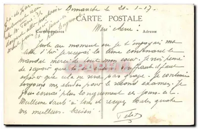 Orléans — Estátua de Joana d'Arc por Foyatier — erguida por subscrição nacional e inaugurada em 8 de maio de 1855 — Verso