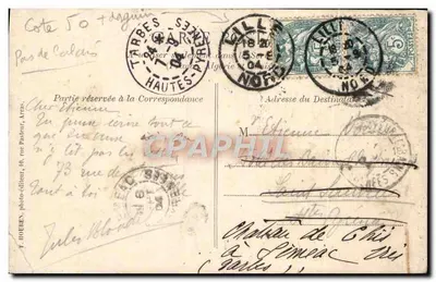 Arras — Exposición del Norte de Francia — El Tonogán — Reverso