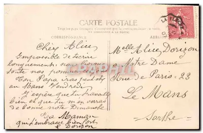 Menina pequena em vestido rosa — oração à Nossa Senhora — E.L.D. n°4148 — Verso