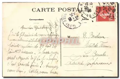 NANTES - Het Kasteel van de Hertogin Anna — Polypie Vassallier, n°58 — Achterkant