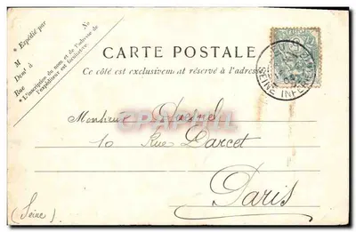 Normandie — Typen von Fischerleuten — V.P. Paris N. 69 — Rückseite