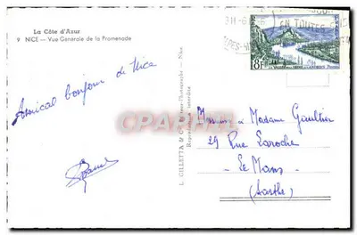 Ogólny widok Promenady — Nice — Gilletta — Rewers