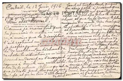 Essonne — Souvenir d'Essonne — Mardelet, edição - Corbeil — Verso