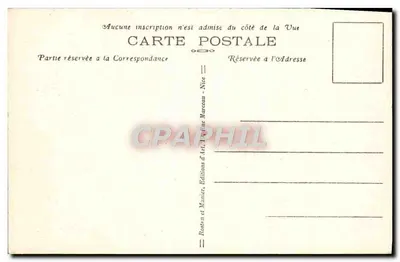 Basse Provence — Cena de Interior — Rotten e Munier, Éditions d'Art, Nice — Verso