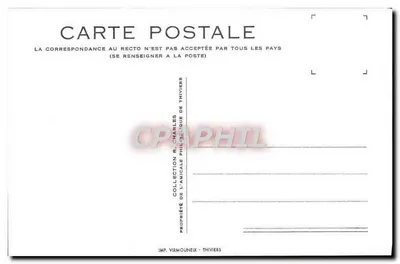 Thiviers, o Castelo e Vista Geral — Dordogne — Editor R. Charles, n° 000492 — Verso