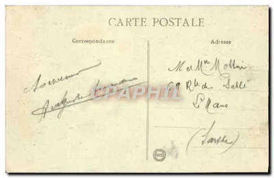Saint-Nazaire — Rue Ville-Mar tin do Hôtel des Messageries — Kolekcja Delaveau-Joubier — Rewers