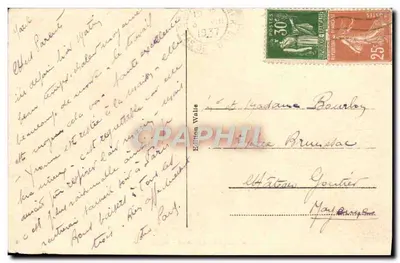 BOULOGNE-sur-MER — Partida de um barco pesqueiro — Édition Walte, n° 136 — Verso