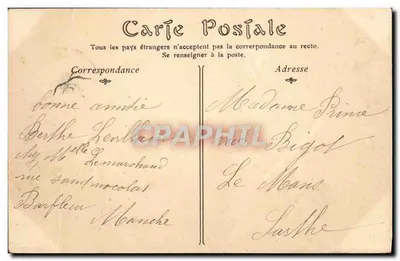 Barfleur — A Igreja e o Porto — ND Phot — Verso