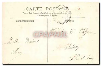 Plessis-les-Tours — El Castillo de Plessis-les-Tours — LL. — Reverso
