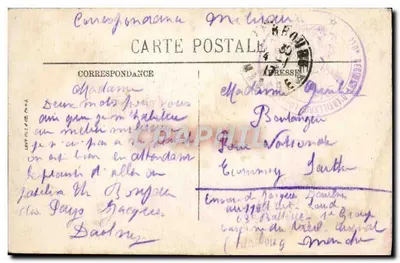 Cherbourg — Vista geral tirada da Montanha do Roule — LL. — Visado Paris 2 — Verso