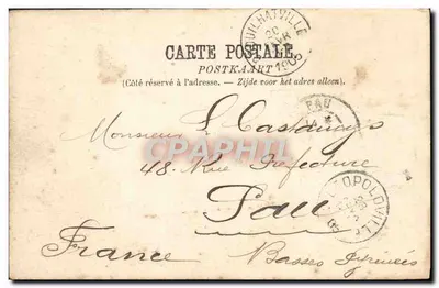 Anvers. Partenza di una nave per il Congo — Wabi M' Boli Courvois — 1905 — Verso