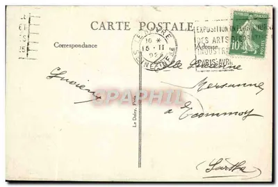 Le Havre — Le Paquebot "PARIS" — Édition Le Deloy, n°606 — Verso