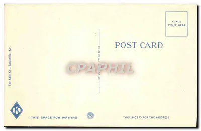 Steamboat sul fiume Ohio di notte — The Kyle Co., Louisville, Ky. — n° 49180 — Verso