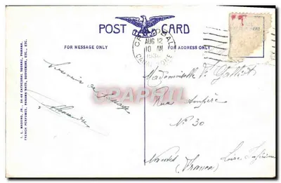 Vapor "Virginia" in de Sluizen van Pedro Miguel, Kanaal van Panama — Panama Pacifico, n° 469-29 — Achterkant