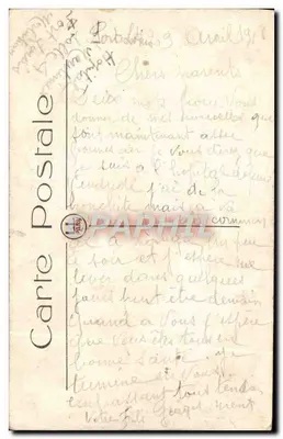 Parowiec w burzowe warunki — LL — nr 2044 — Rewers