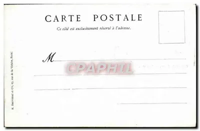 Port w Ciotat — Widok nr 1 — Spółka Messageries Maritimes — Rewers