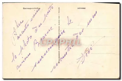 Porte-Avions "BÉARN" — (Marine Militaire Française) — Éditeur : Établissements Dimpressions Phototypiques Toulon, n° 2448 — Rewers