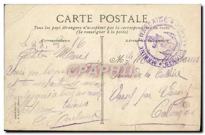 Le Provence — vapeur de ligne à vapeur — éditeur L. Y. & Cie, Paris, n° 1032 — Reverso
