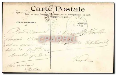 Barca a vela — disegno — editore sconosciuto — Verso