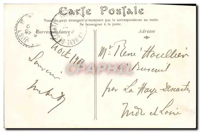 Marinha Militar — « Jeanne-d'Arc », Cruizer de 1ª Classe — editor desconhecido, n° 117 — Verso