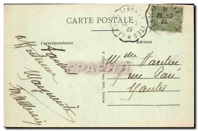 Clisson (Loire-Inf.) — A Sèvre, o Castelo, a Igreja Notre-Dame e o Ponte da Cidade — Verso
