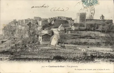 Capdenac-le-Haut — Vista geral — Th. Dejean e Ad. Vaissié, fot. em Caylus (T.-et-G.)
