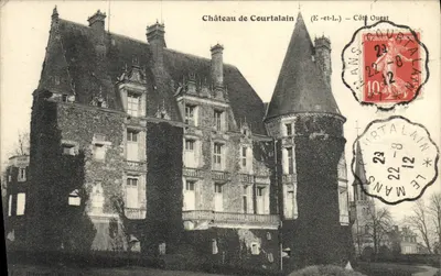 Castelo de Courtalain (E-et-L.) — Lado Oeste — Editor H. Bécard