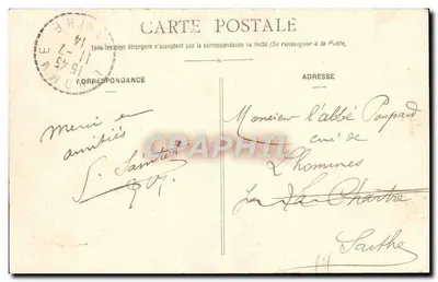 Chartres z lotu — Katedra — NG 197 — Rewers